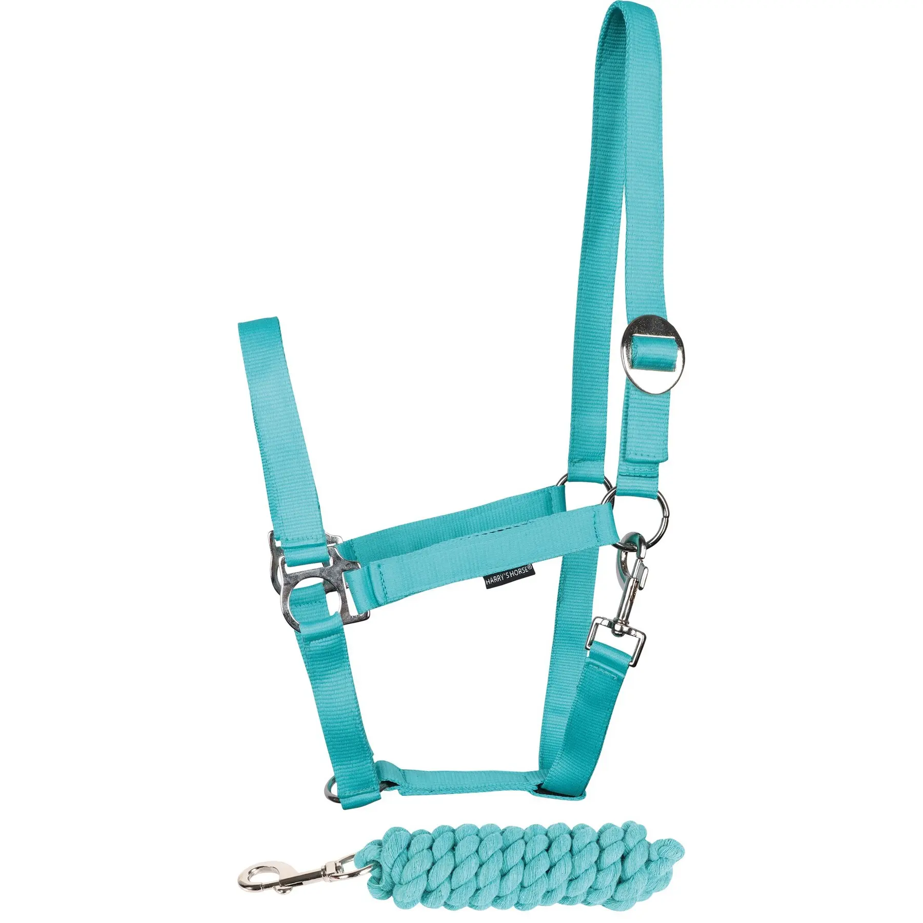 Harry's Horse Turquoise Halter And Lead Rope Set For Horse Initial