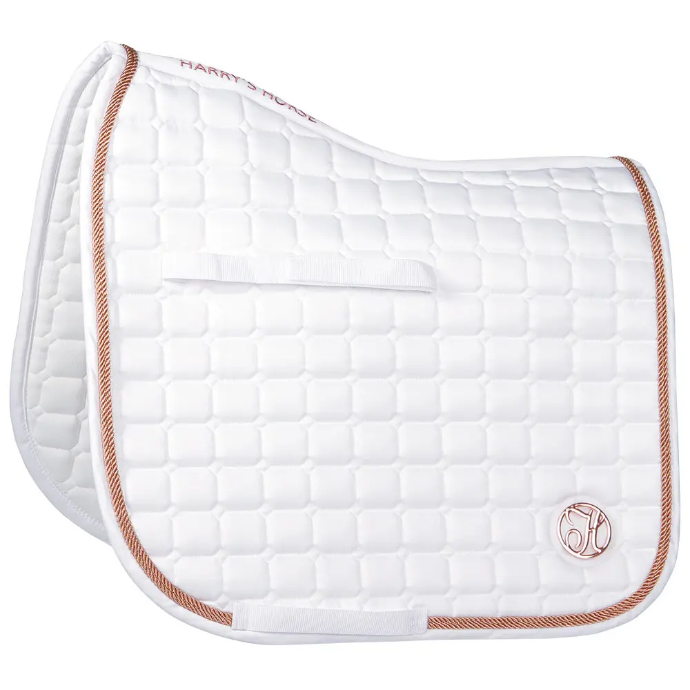 Tapis de selle pour cheval Harry's Horse Reverso competition Rosegold