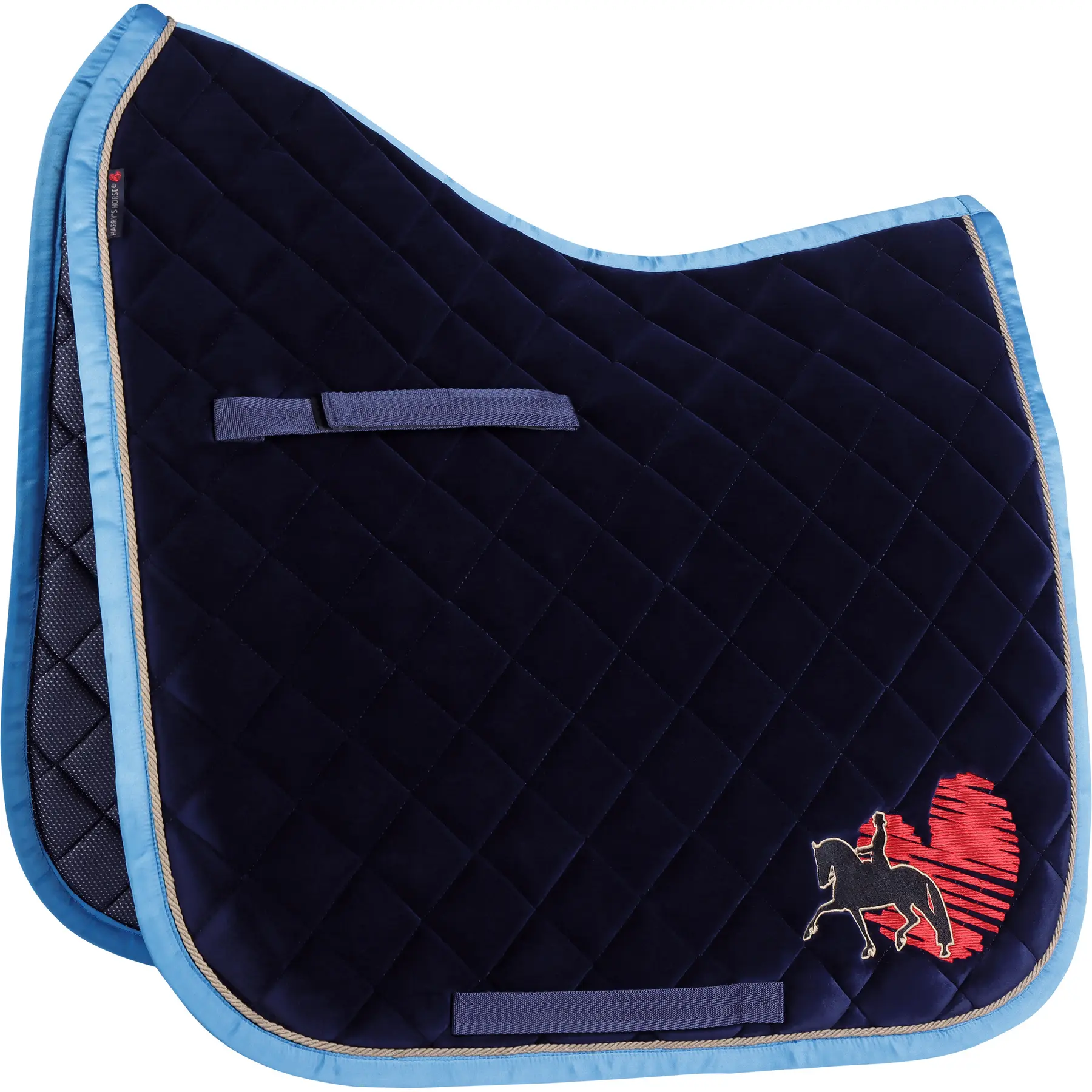 Tapis de selle pour cheval Harry's Horse Friesian Style