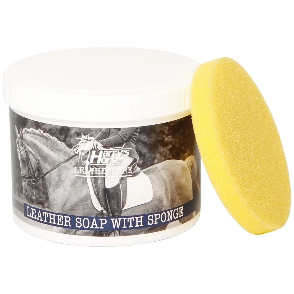 Harry's Horse Jaune Soap For Leather Riding And Sponge