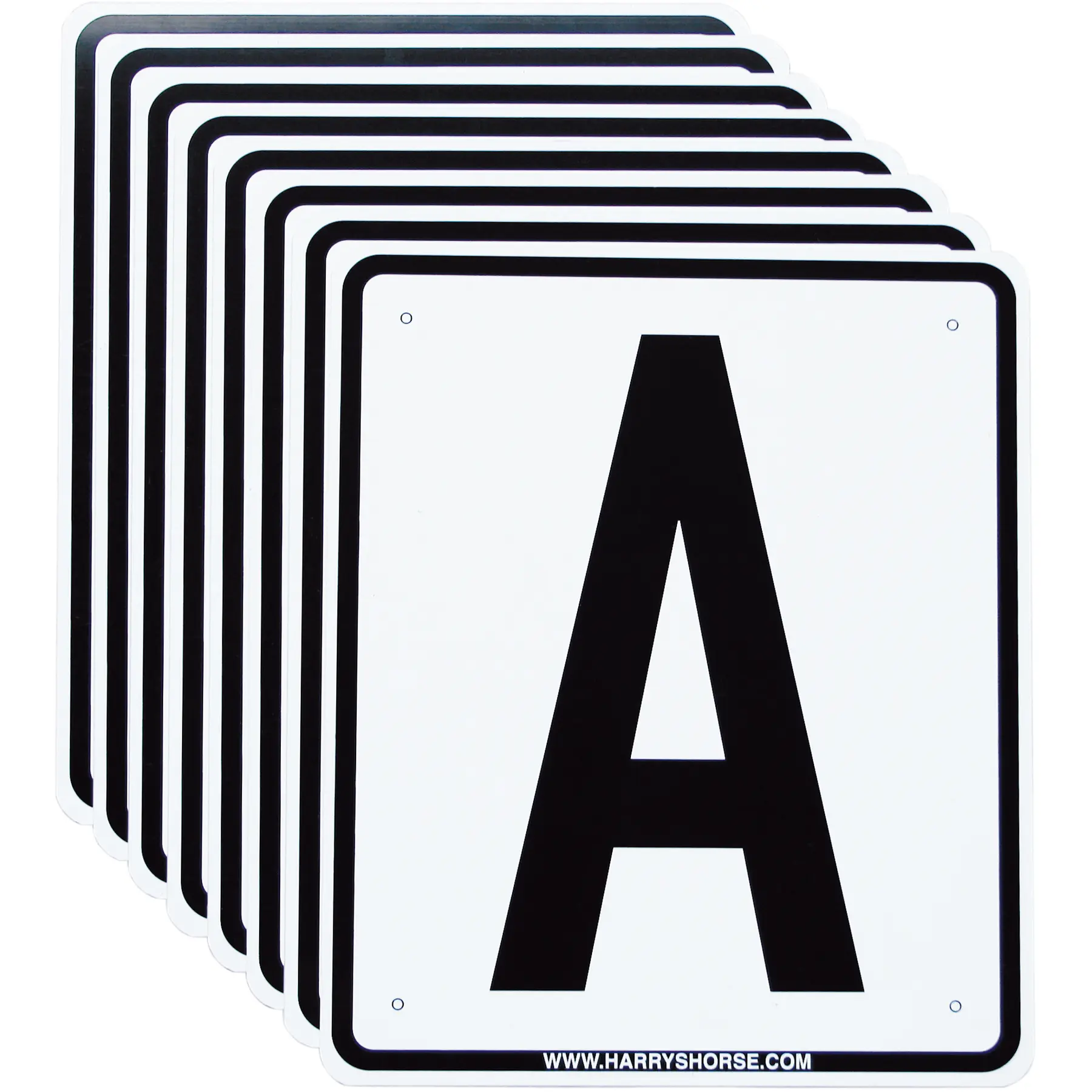 Plaque Harry's Horse A,F,B,M,C,H,E,K