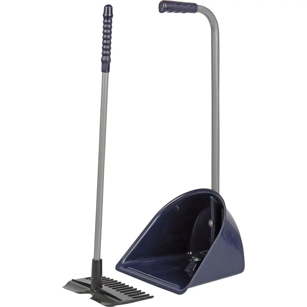 Harry's Horse Bleu Compact Shovel And Rake