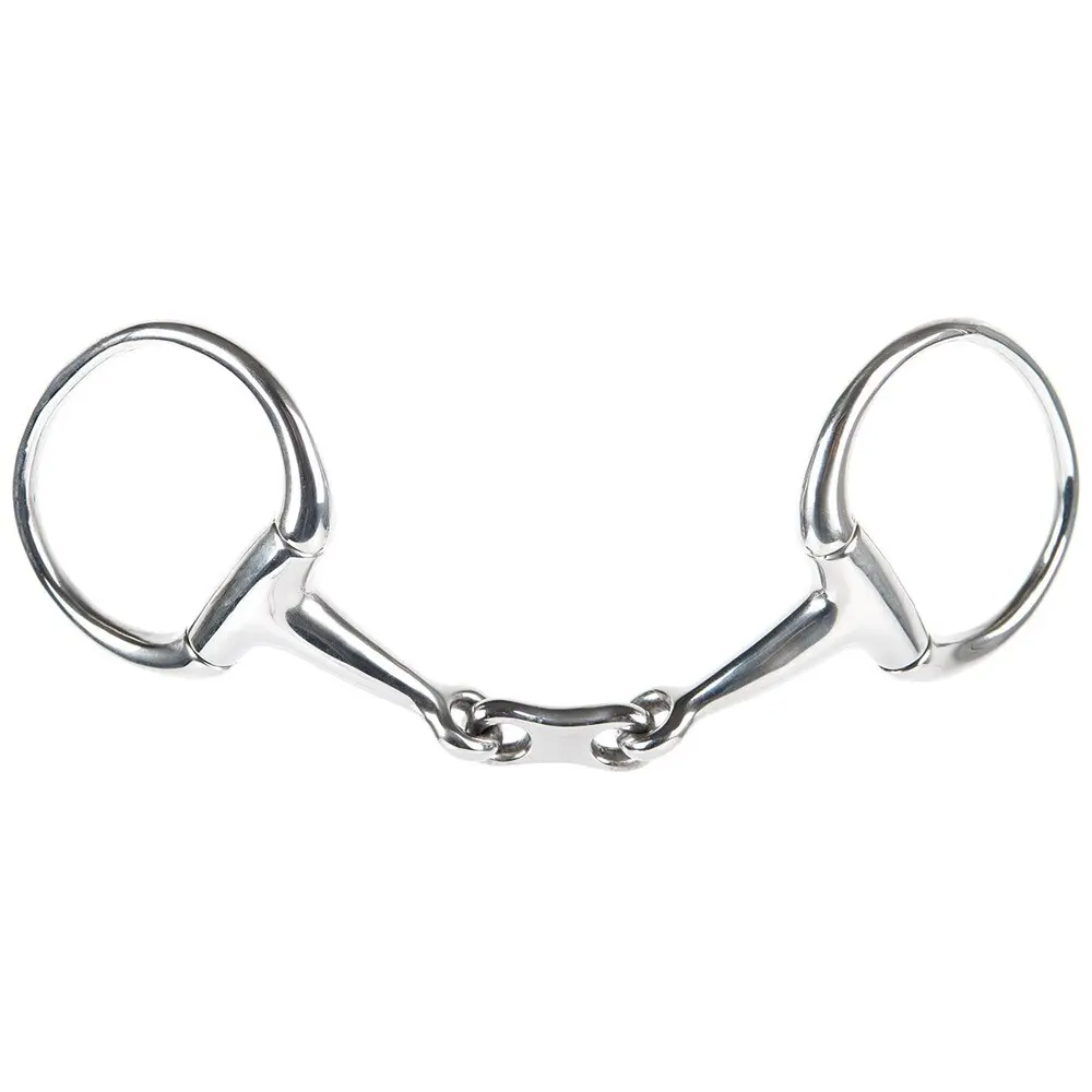 Mors olive pour cheval double brisure Harry's Horse Flat link