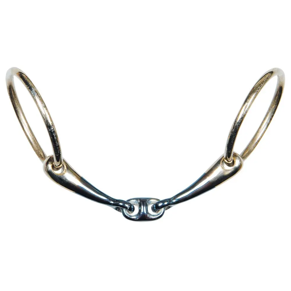 Anatomisch Geformtes, Doppelt Gebrochenes 2-Ring-Pferdegebiss Harry's Horse Sweet Iron