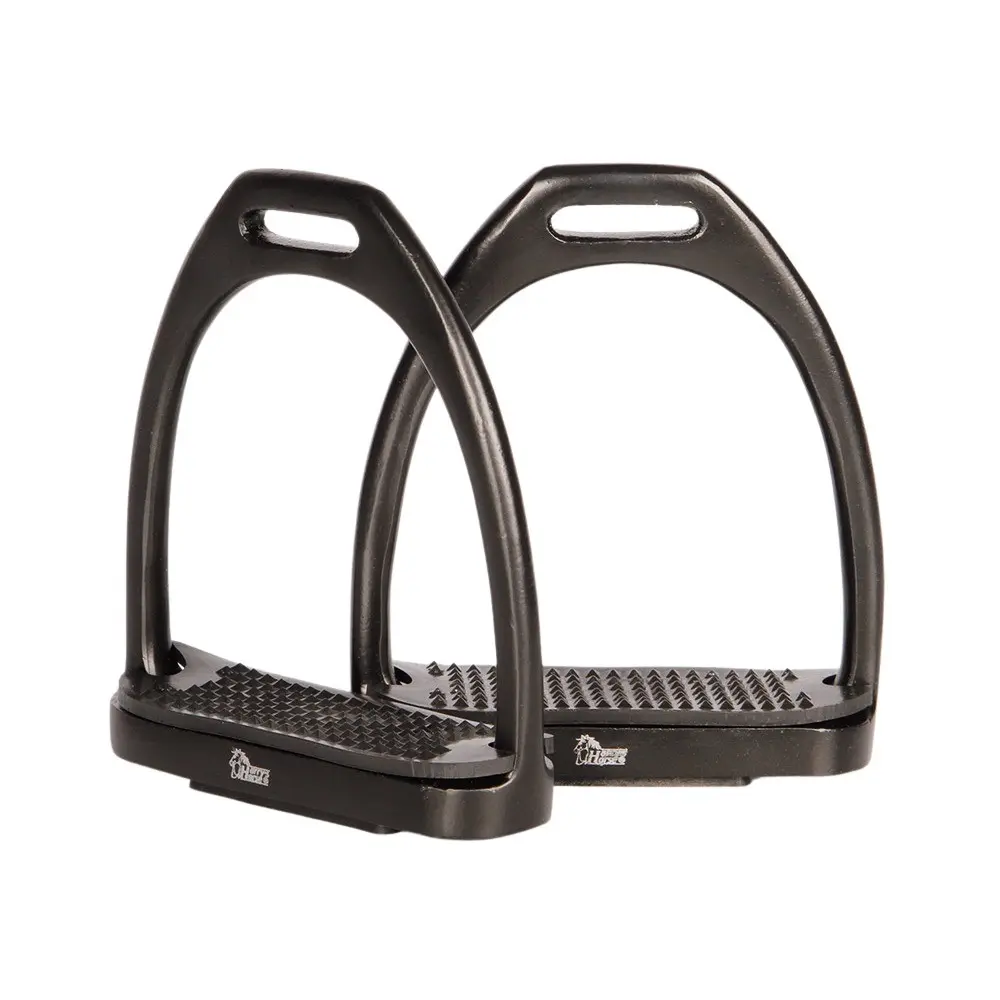 Comparer les prix de Étriers équitation aluminium coloré Harry's Horse