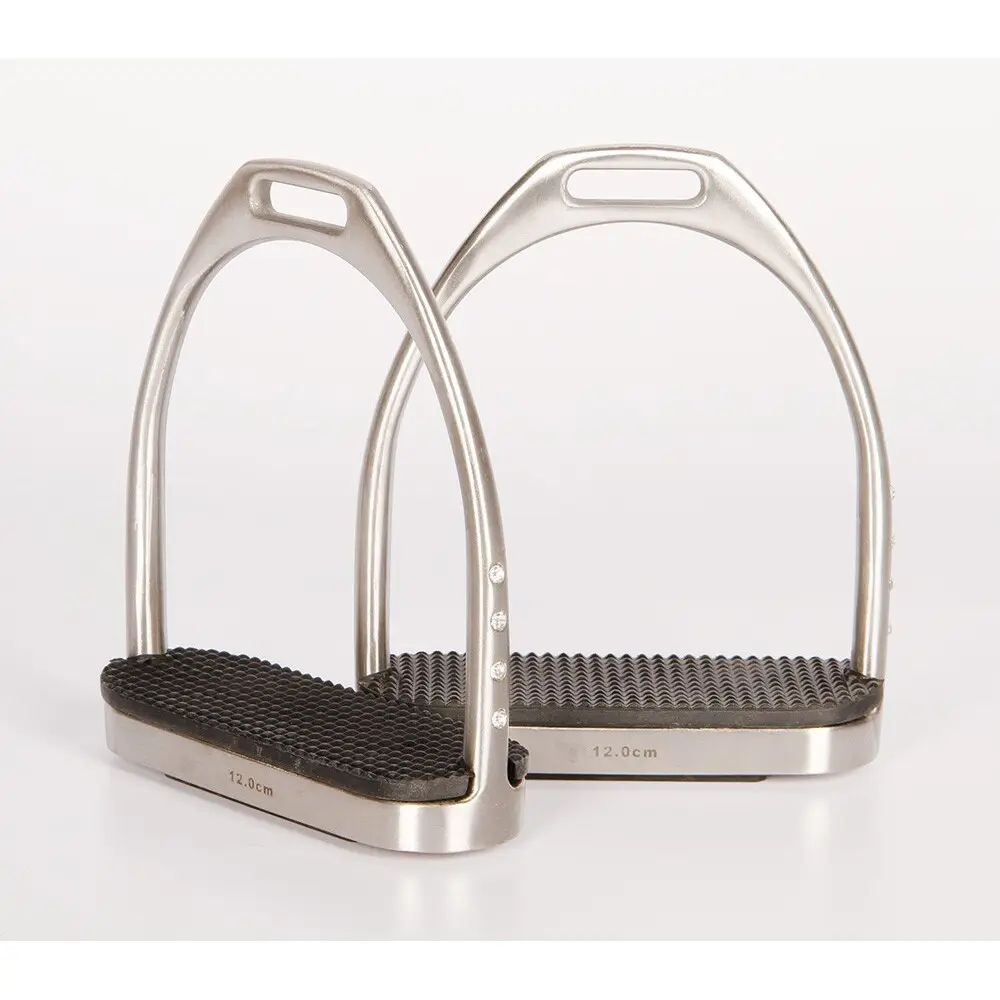 Harry's Horse Argenté Brushed Riding Stirrups Fillis Crystal