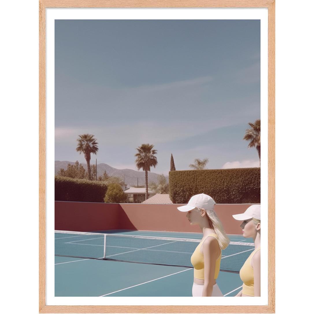 3760367935649 - Fotorahmen Retro Tennis 04 AI