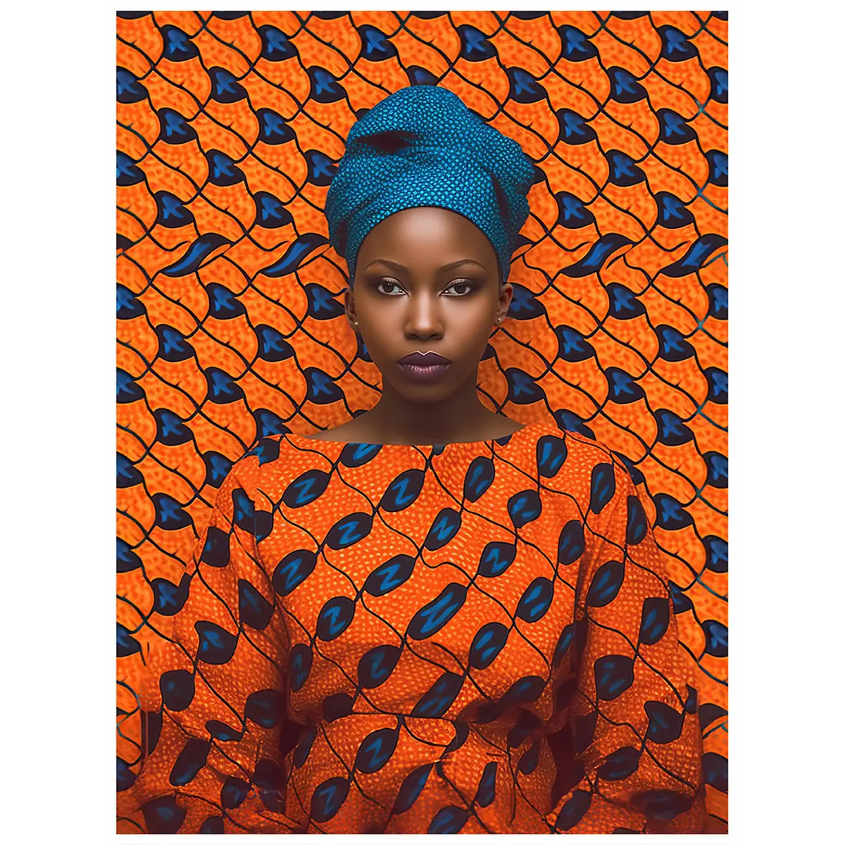 3760367936462 - Gemälde auf Acrylglas Black Magic Woman 01 AI