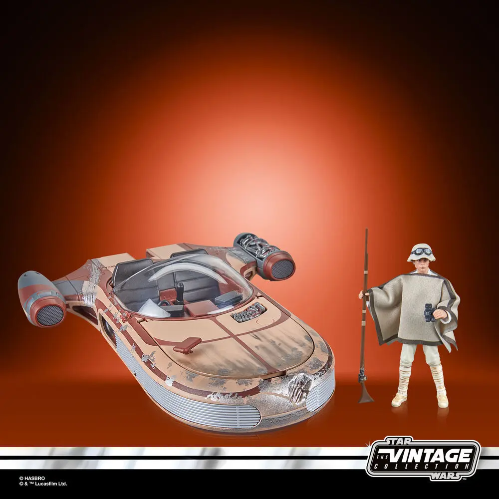 Figurine Hasbro Star Wars Landspeeder + Luke Skywalker