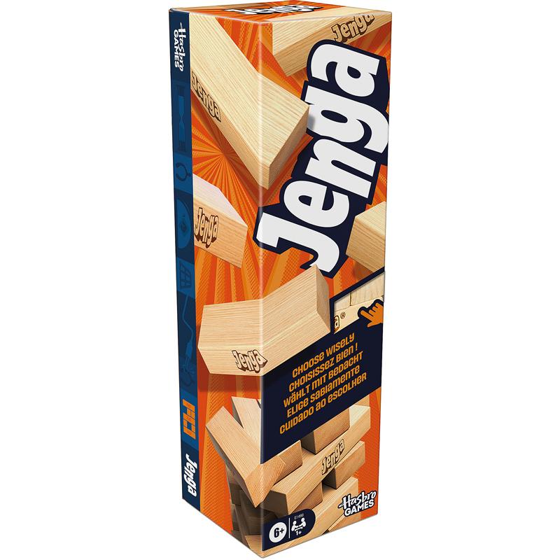 5010996295804 - Jenga Refresh - Geschicklichkeitsspiel mit digitalem Würfel und Challenges Brettspiel