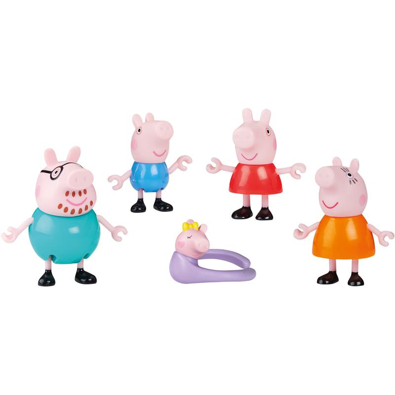 5010996308054 - Peppas fünfköpfige Familie Figurenset Spielfigur