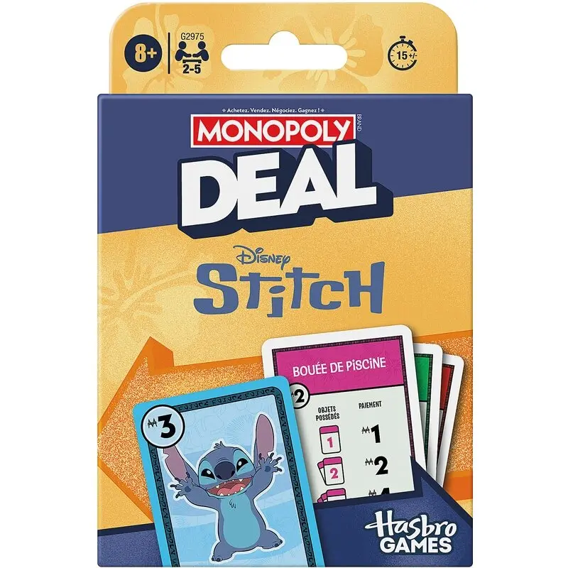 Kartenspiele Hasbro Monopoly Deal Stitch