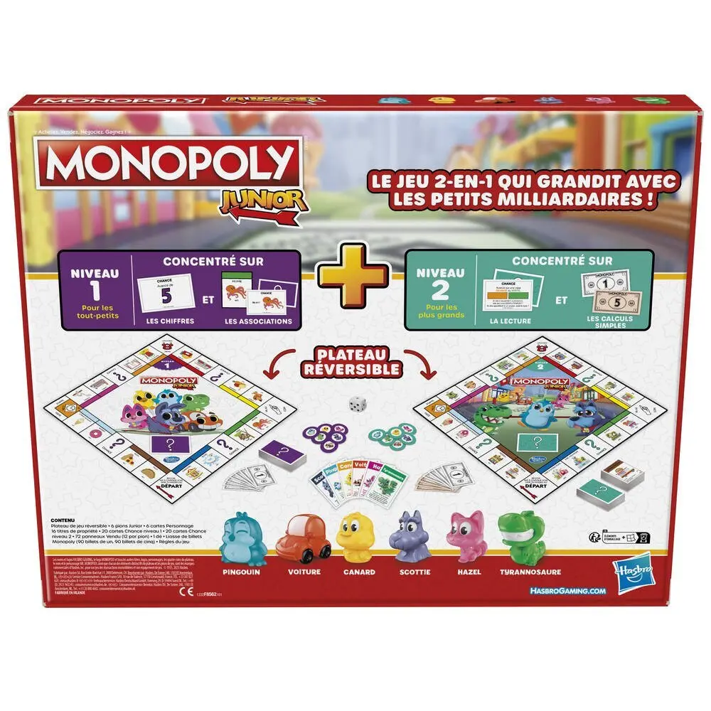 5010996134776 - Gesellschaftsspiele monopoly junior France