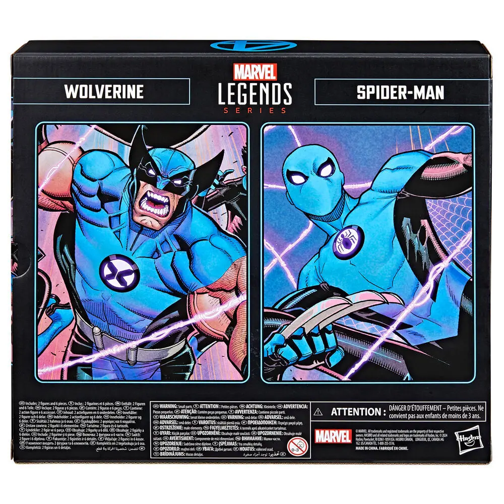 Figurine Hasbro Marvel Fantastic Four Wolverine Spiderman (x2