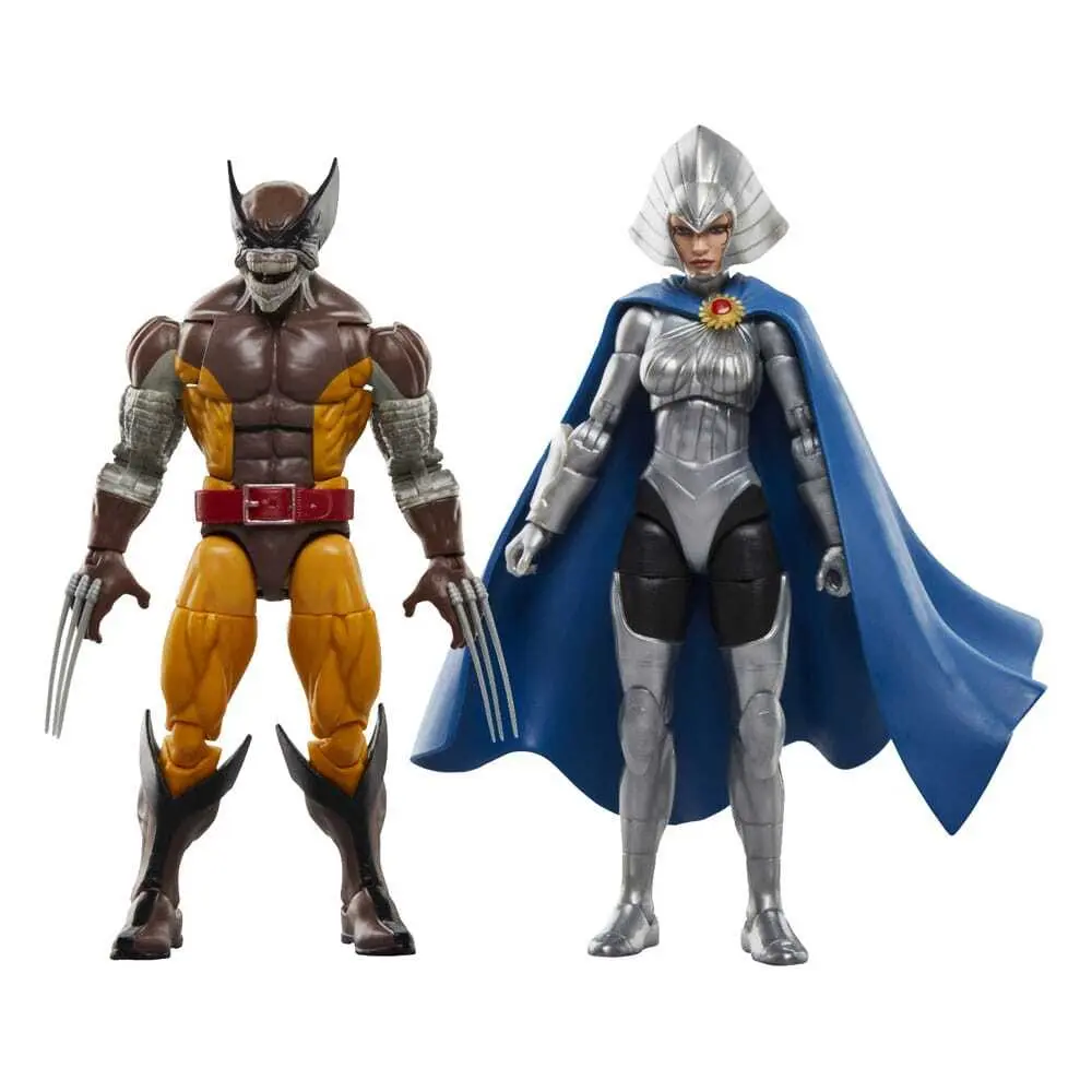 Sammlerfigur Hasbro Wolverine 50th Anniversary Marvel Legends Wolverine & Lilandra Neramani (x2)
