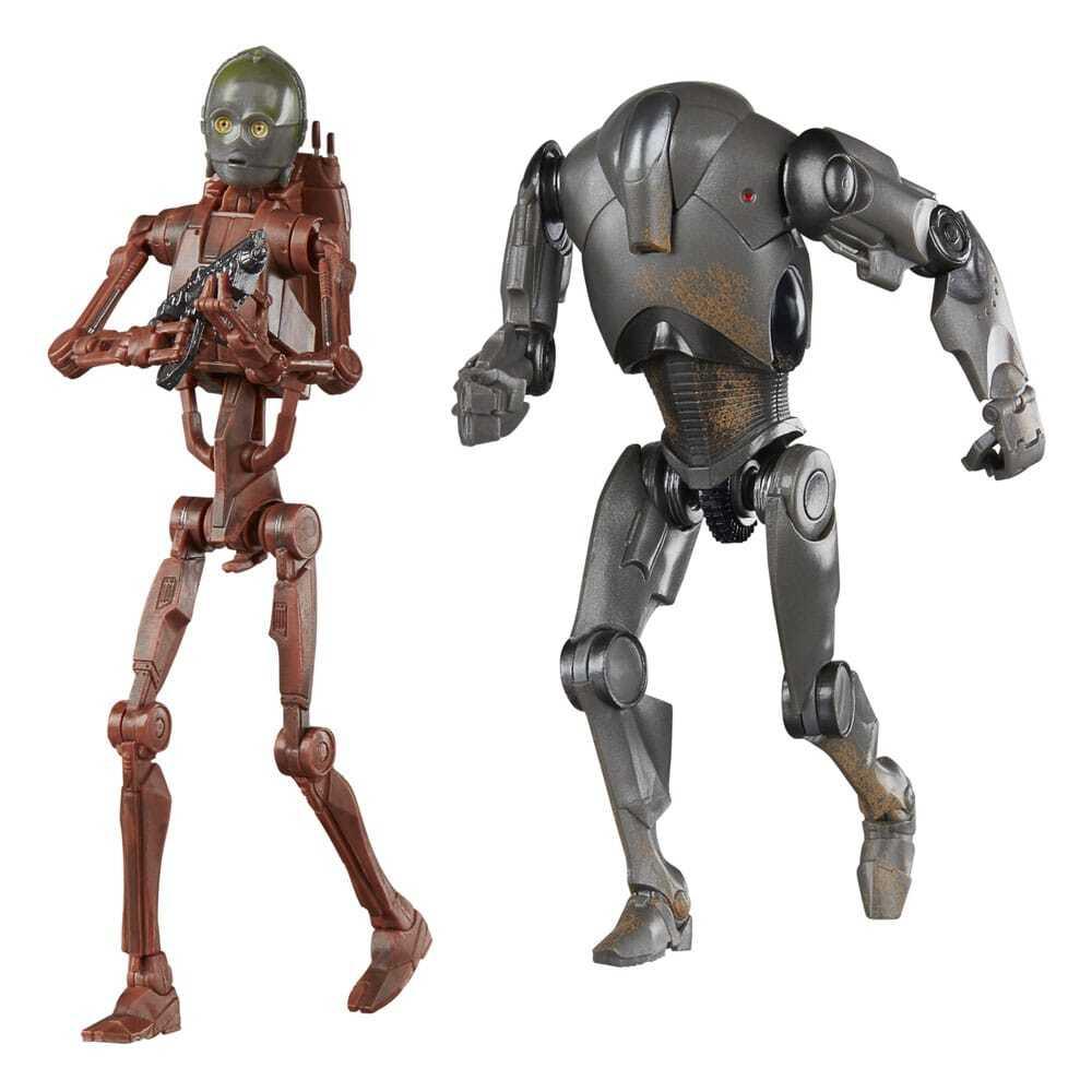 5010996213266 - Sammlerfigur Star Wars Episode II Black Series C-3PO B1 Battle Droid Body & Super Battle Droid (x2)