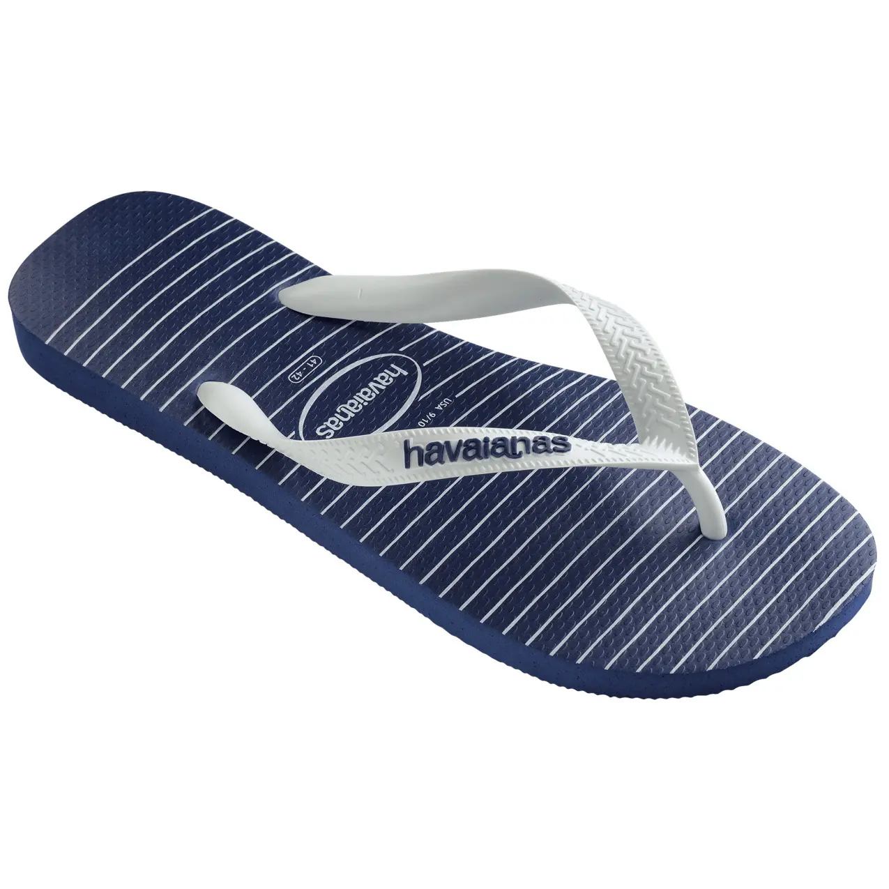 7909690333364 - Kinder Zehentrenner Top Nautical HAVAIANAS blau weiß Gr 27 28