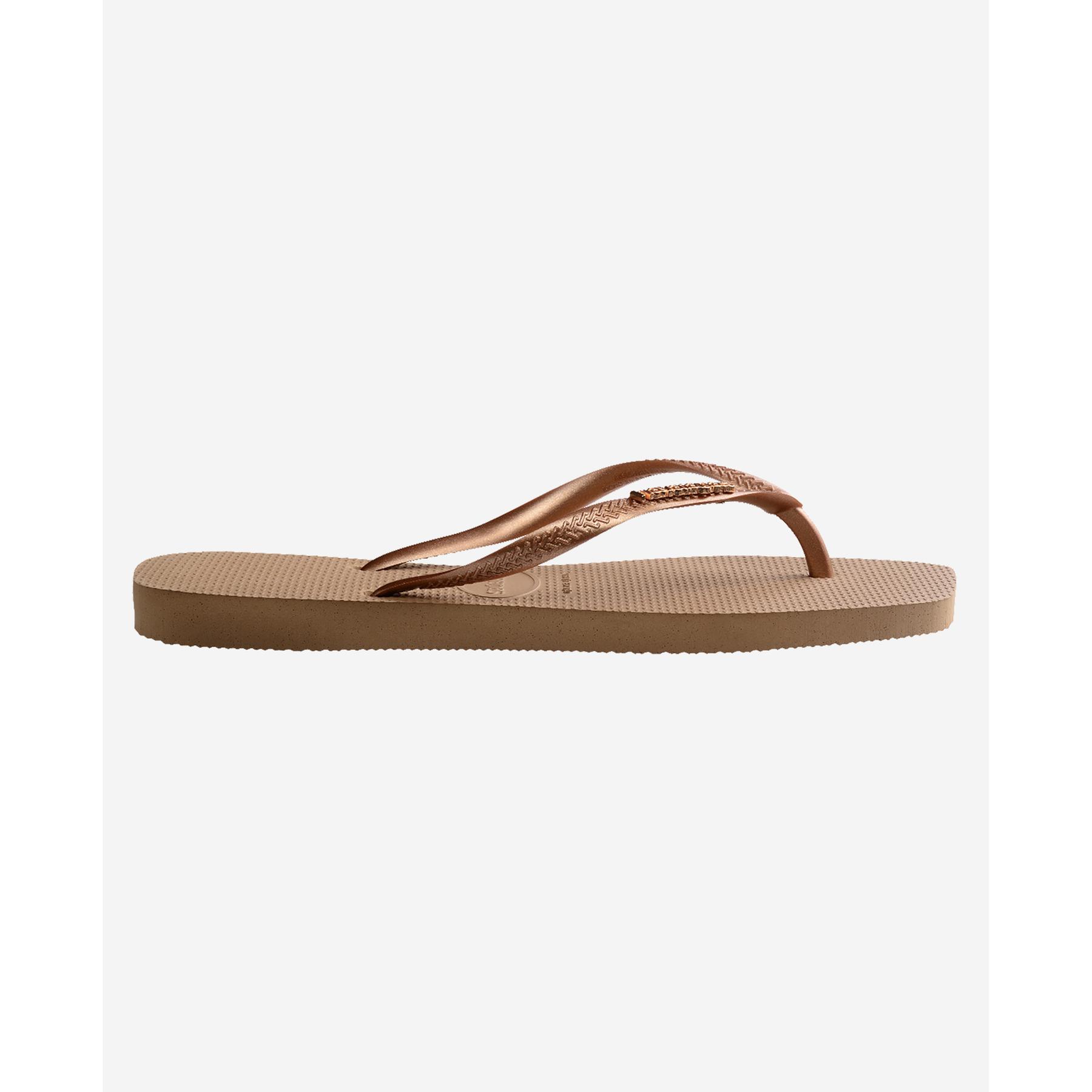 7909843153344 - Flip-Flops für Frauen Square Logo Metallic