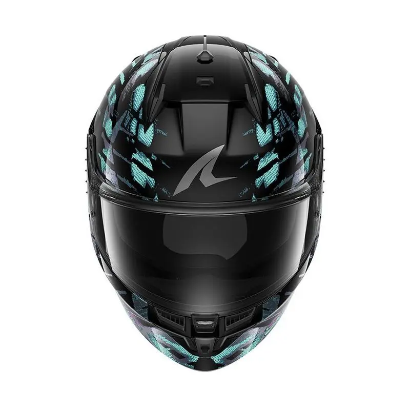 Motorrad-Integralhelm Shark D-Skwak 3 Reptaia Mat