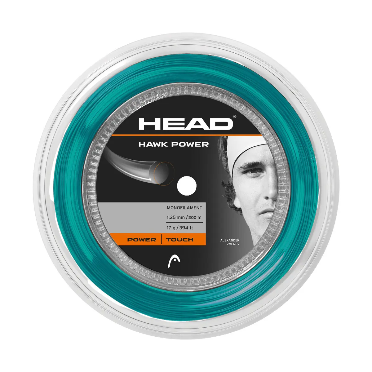Tennissaiten Head Hawk Power Reel 200 m
