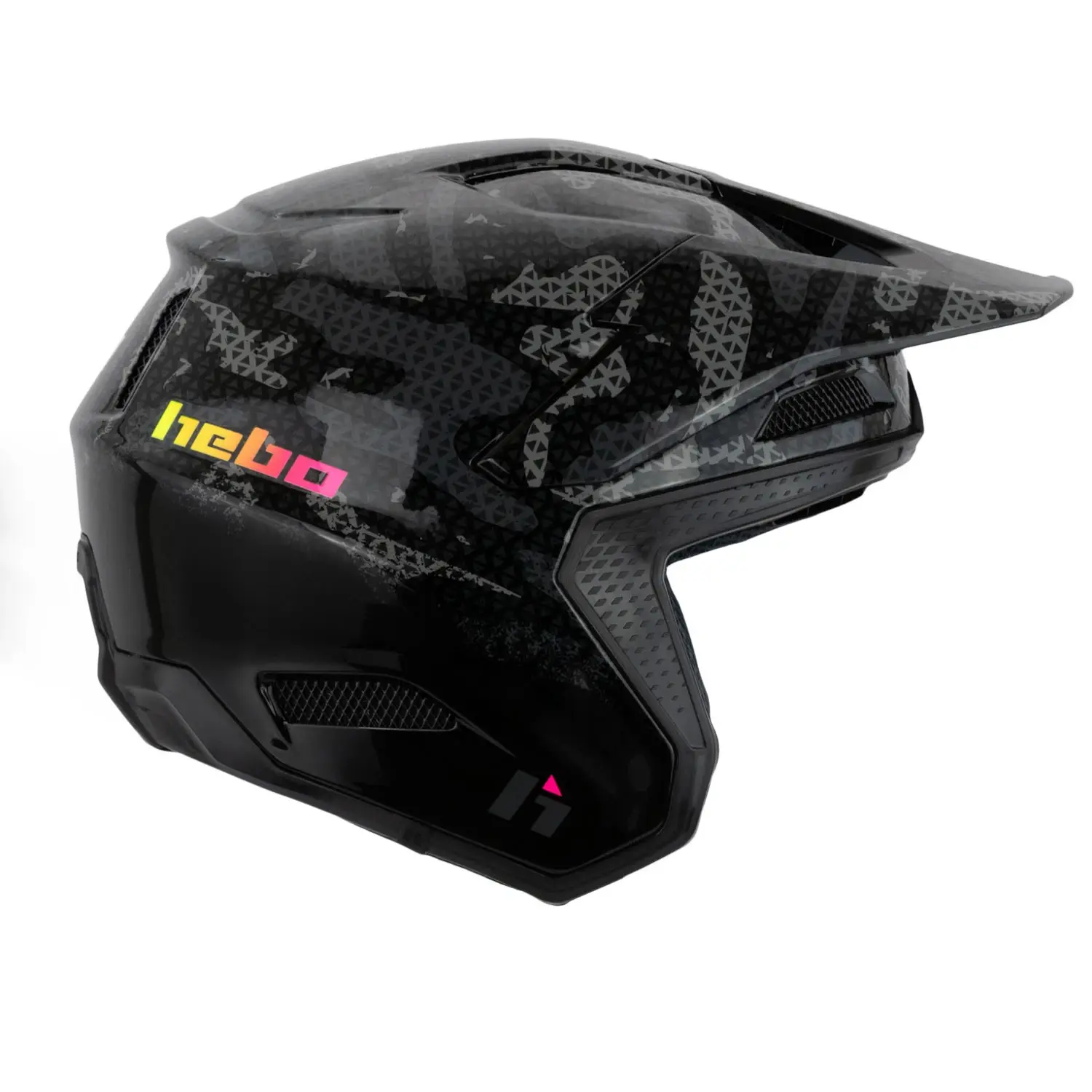 Motorrad Trialhelm Hebo HTR F02 Zone Pro Kamu