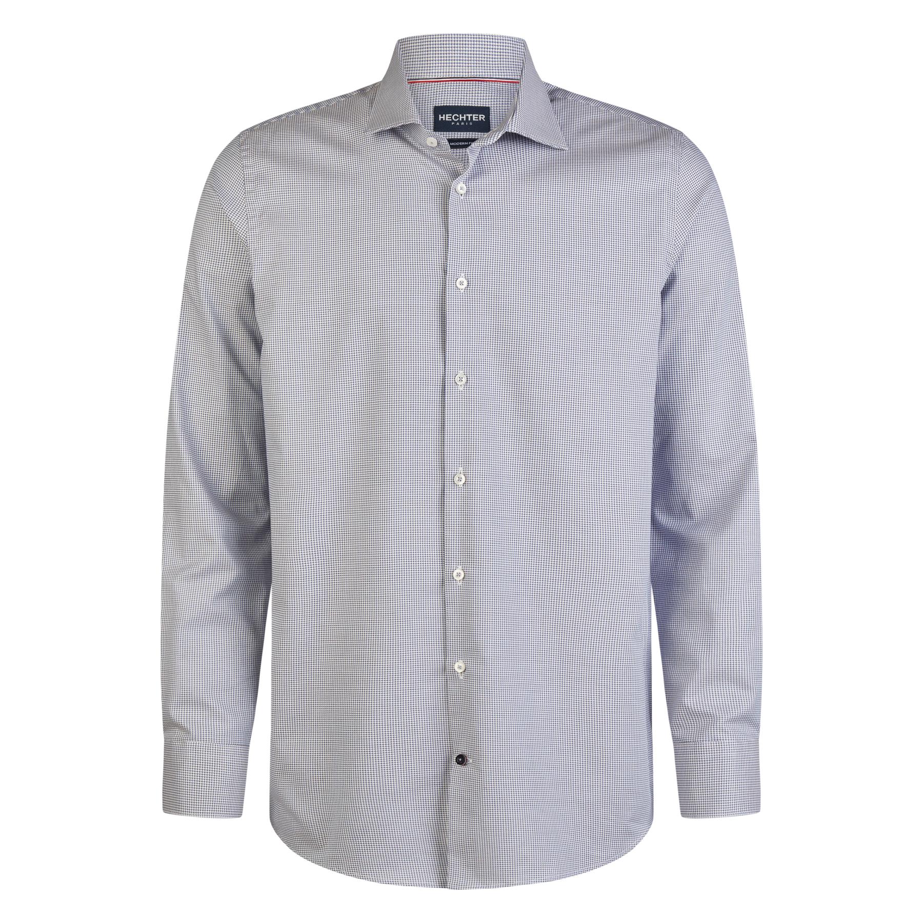 4062223652721 - Langarmhemd aus feinem Dobby-Stoff Shark Dress MF