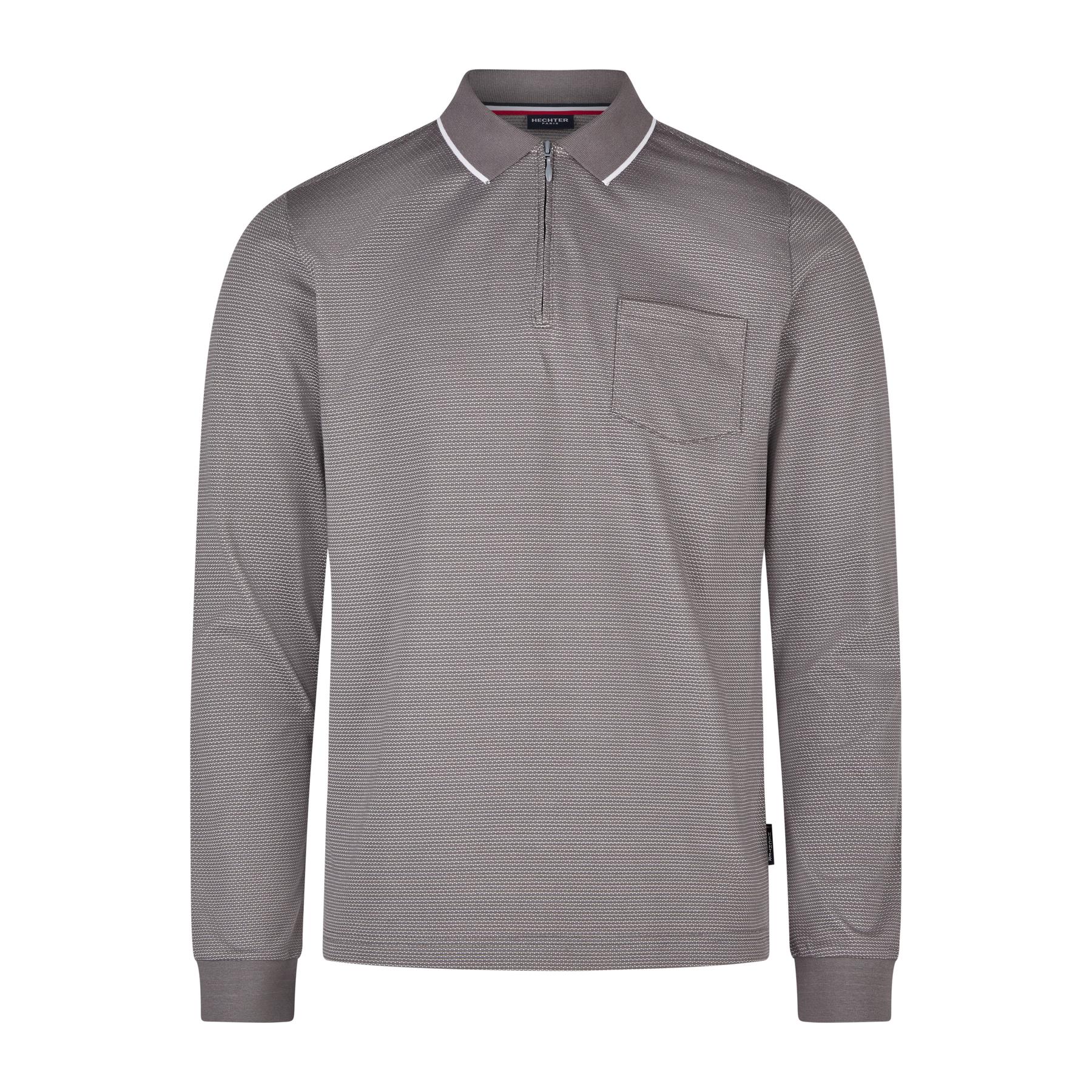 4062223663536 - Polo-Shirt mit langen Ärmeln aus Jersey Hechter