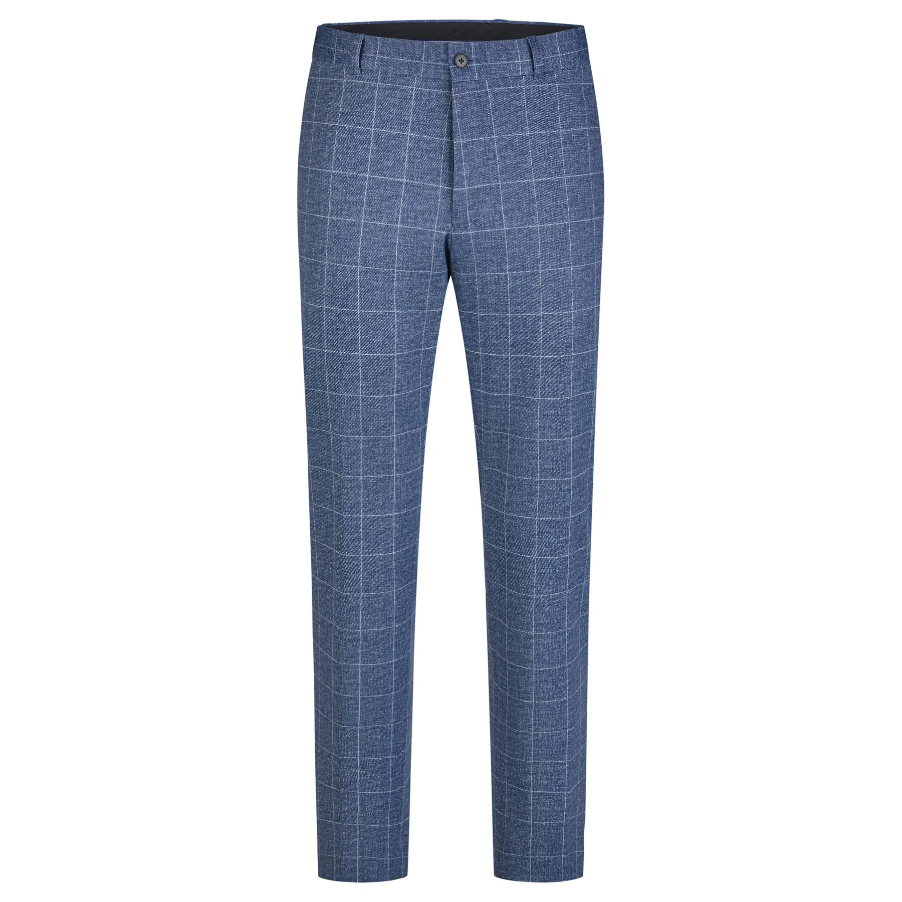 Double Geprinte Stofbroek Hechter Modern Fit