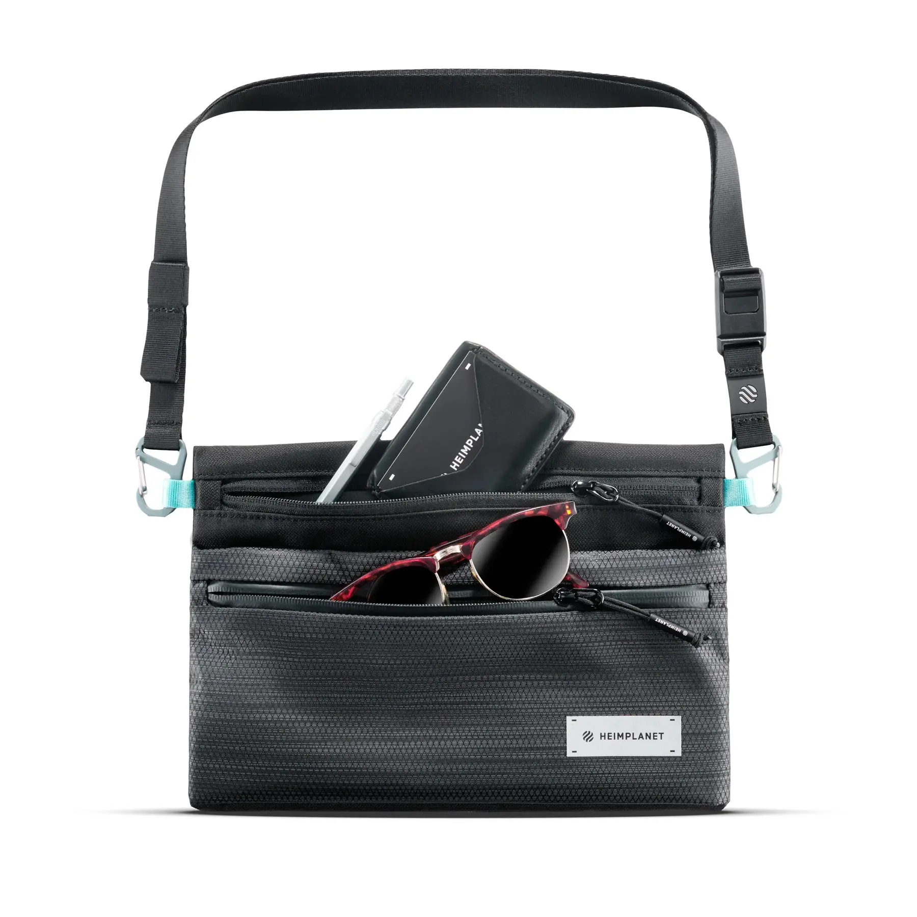 Heimplanet Unisex Gris Neck Pouch Carry Essentials