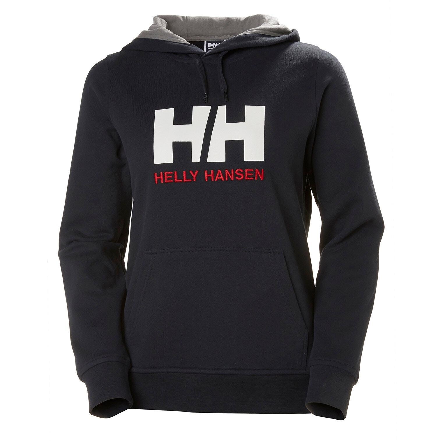 7040055421996 - HH Logo Hoodie - Damen Navy XS