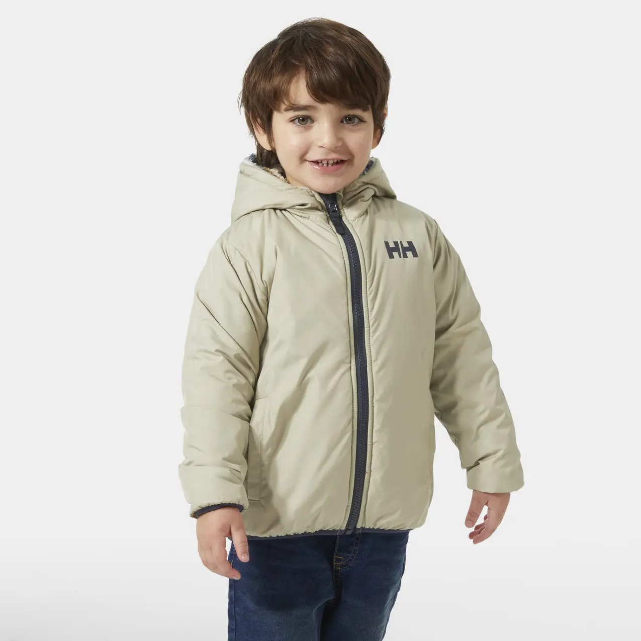 7042040080102 - Wendbare Kapuzenfleecejacke für Kinder Champ