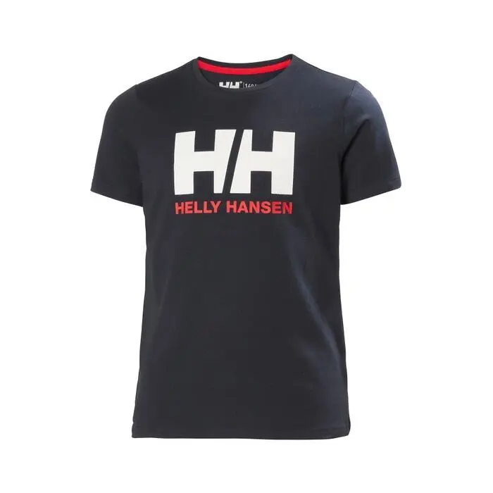 Helly Hansen Junior Unisexe Jr Hh Logo T-Shirt, Bleu Marine, 16-image
