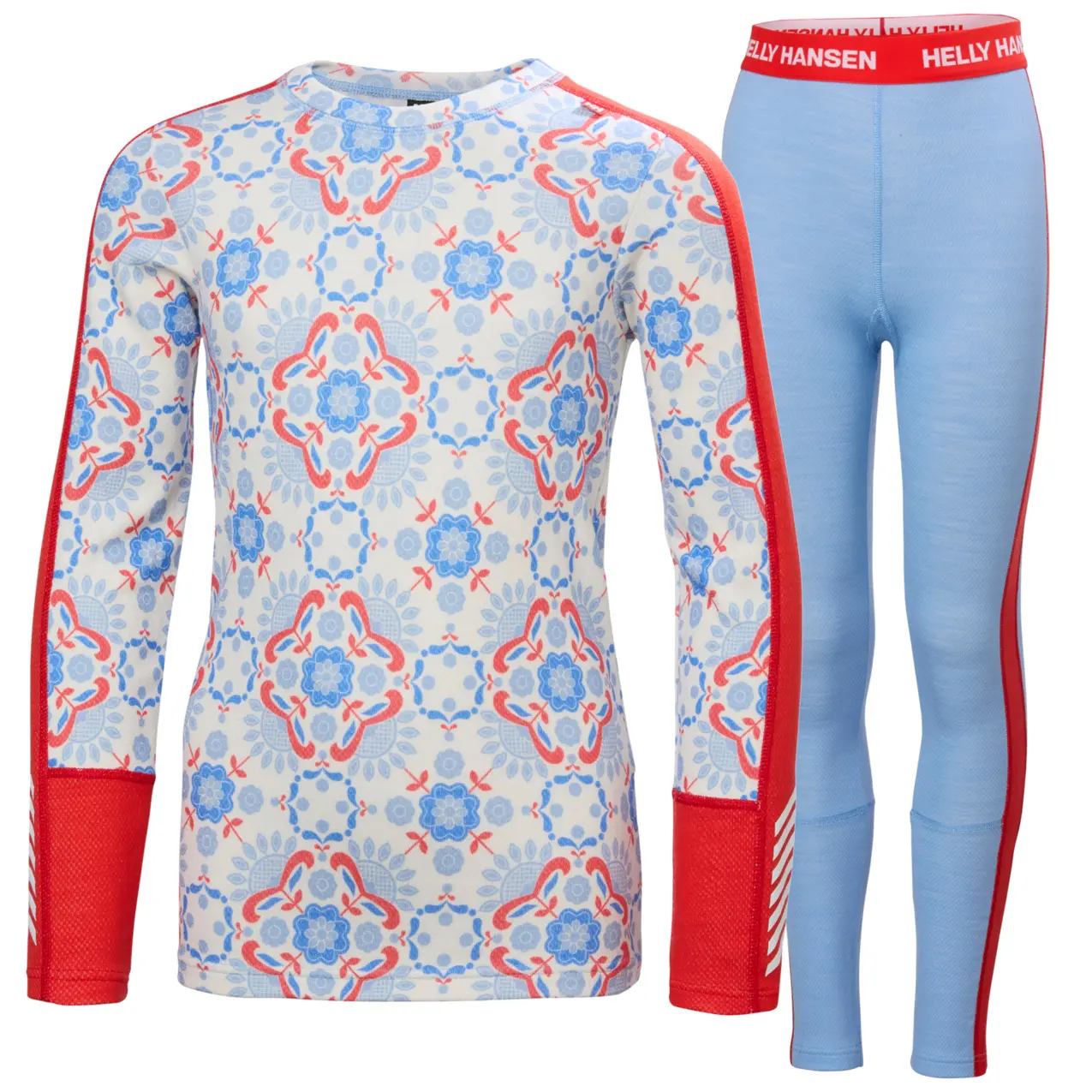 Child's base layer top and leggings set Helly Hansen Graphic Lifa