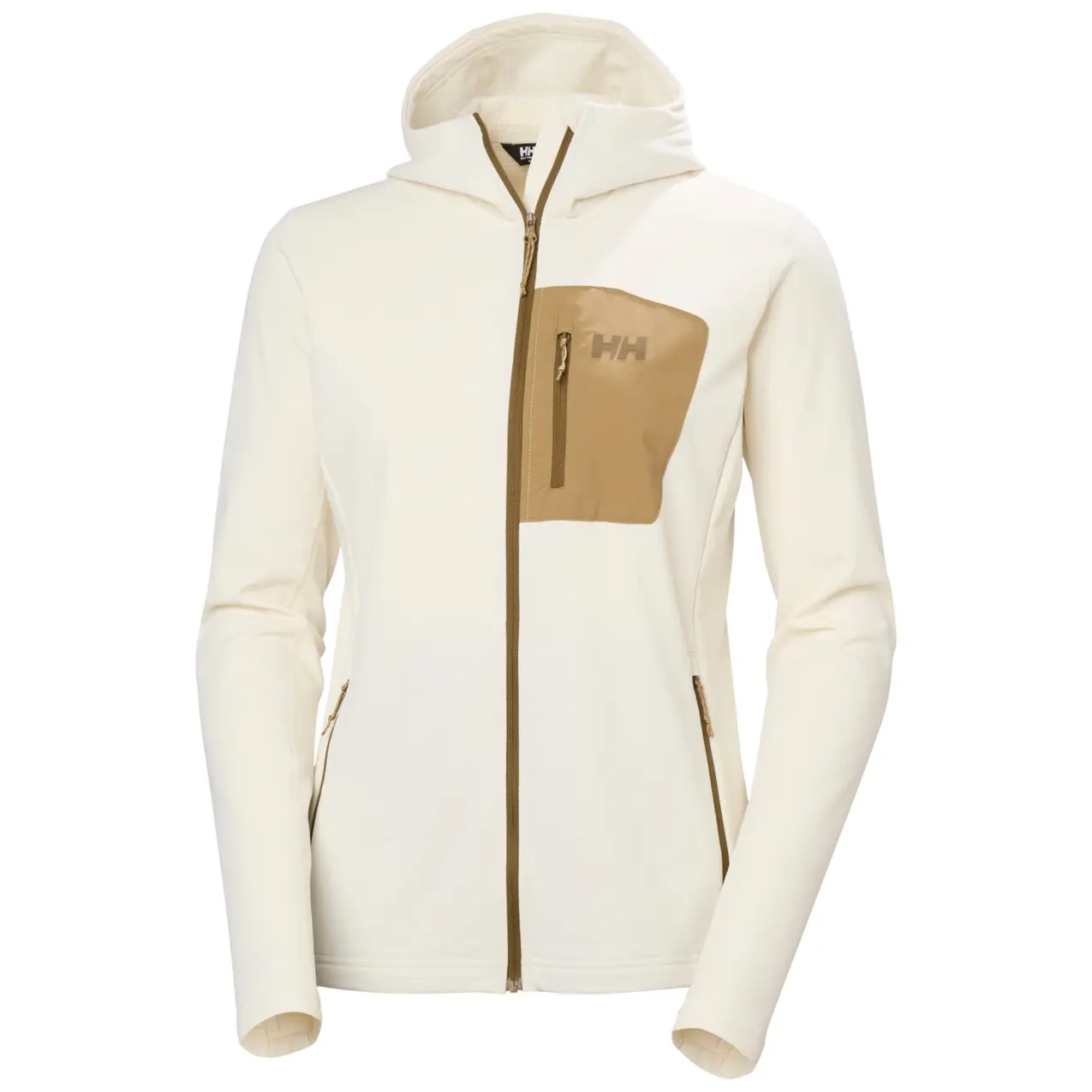 Helly Hansen Versalite Hooded Fleece Met Volledige Rits Wit S Vrouw