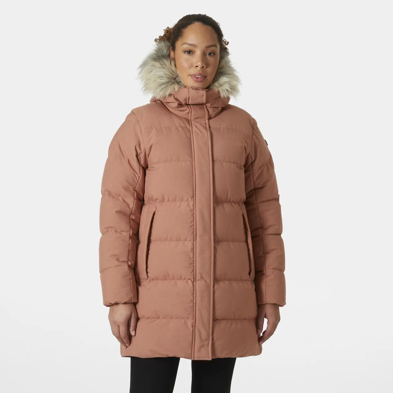7040059268344 - Lange Daunenjacke Damen Blossom