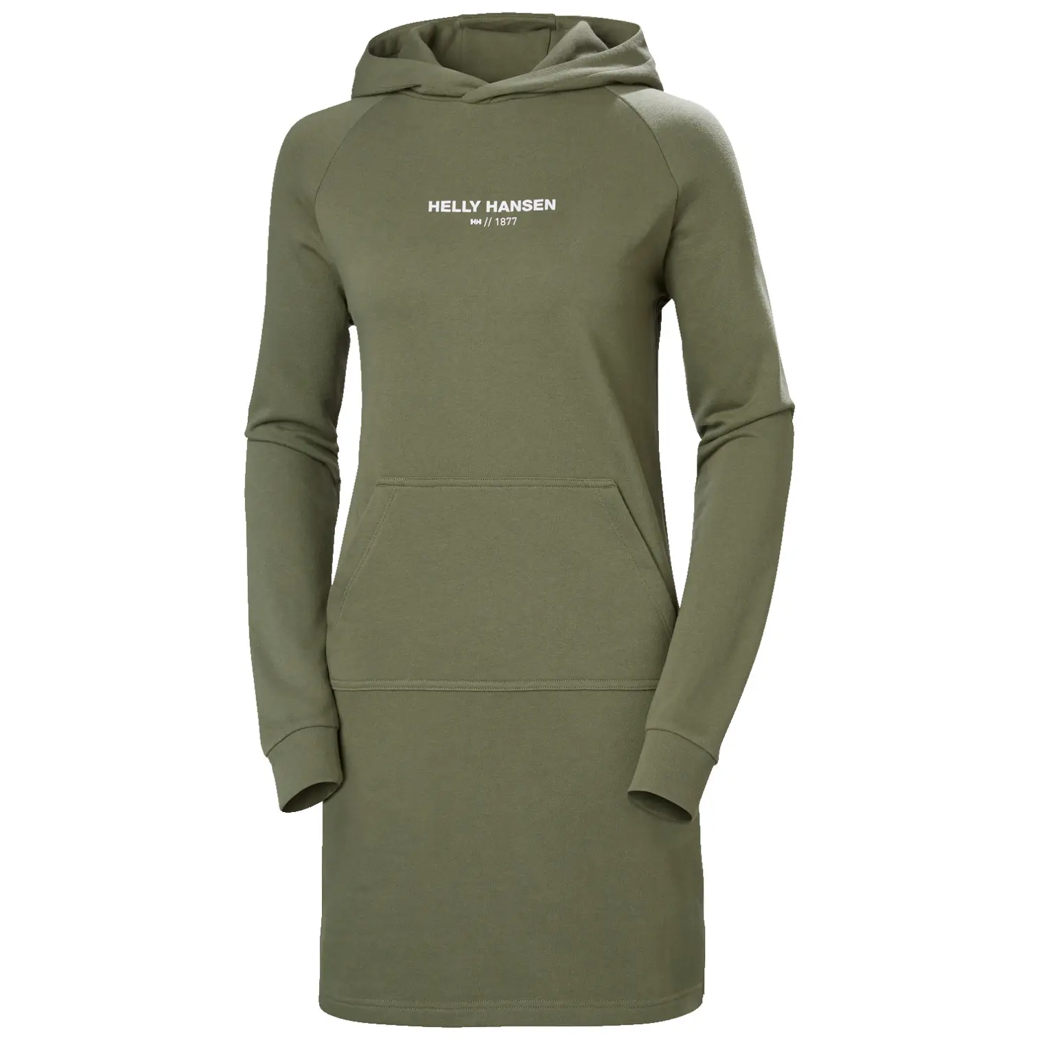 7040058912064 - Damen Kapuzenpullover Kleid Core
