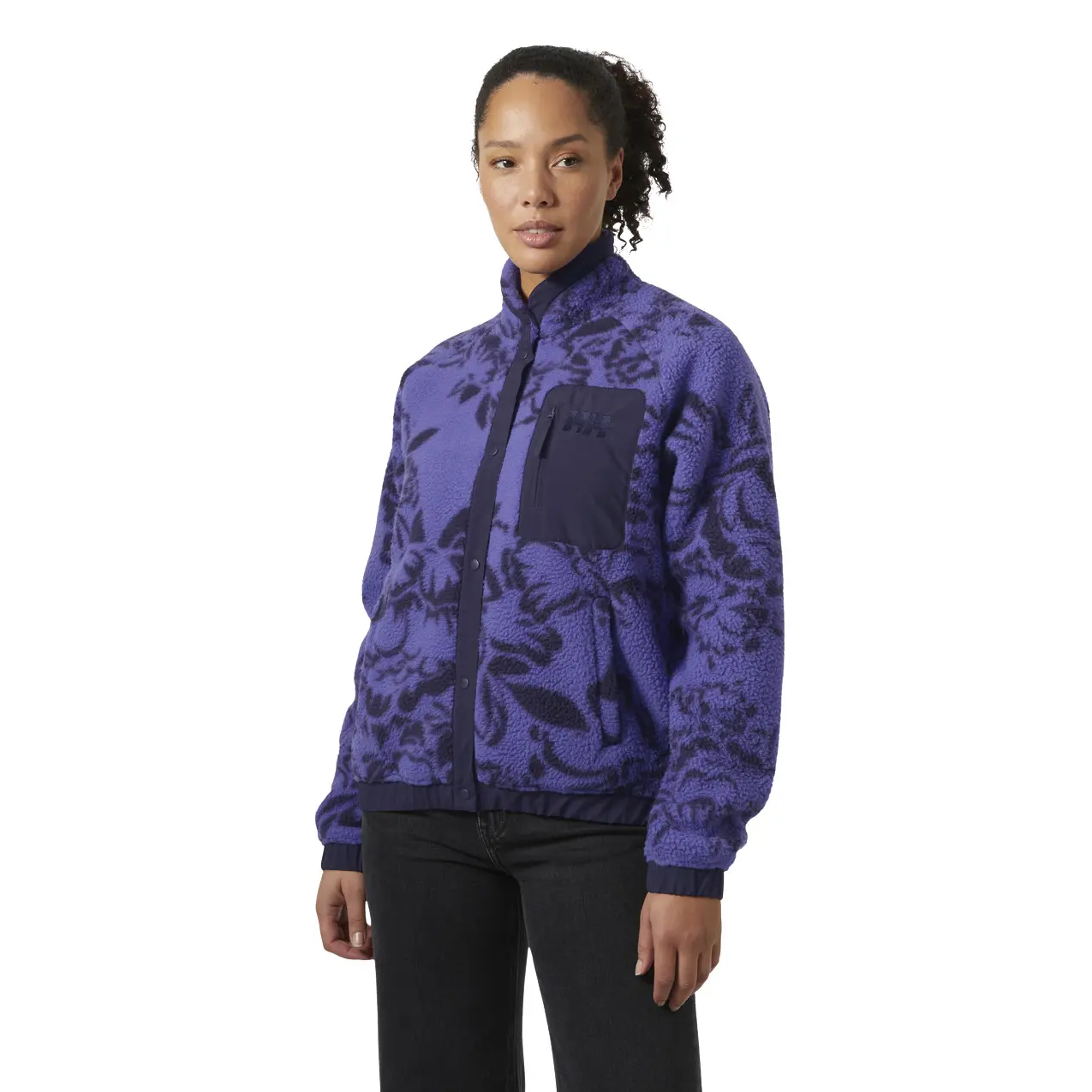 7042040111233 - Pullover Damen Imperial Printed Pile Snap