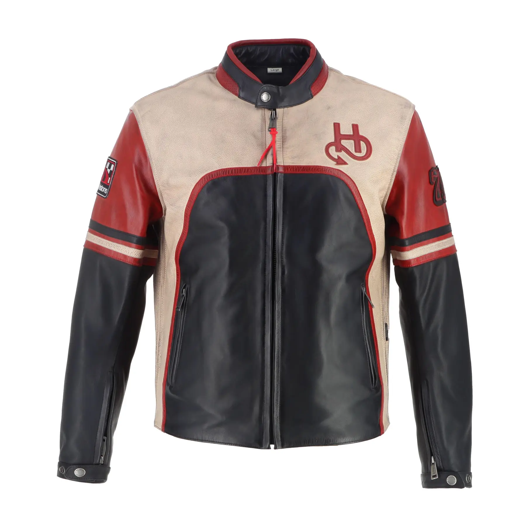 Motorrad-Lederjacke Helstons Indianapolis