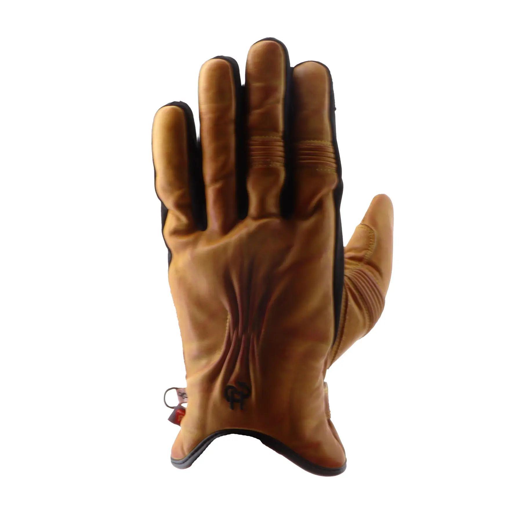 Gants cuir Helstons Benson Evo gold/noir- T13