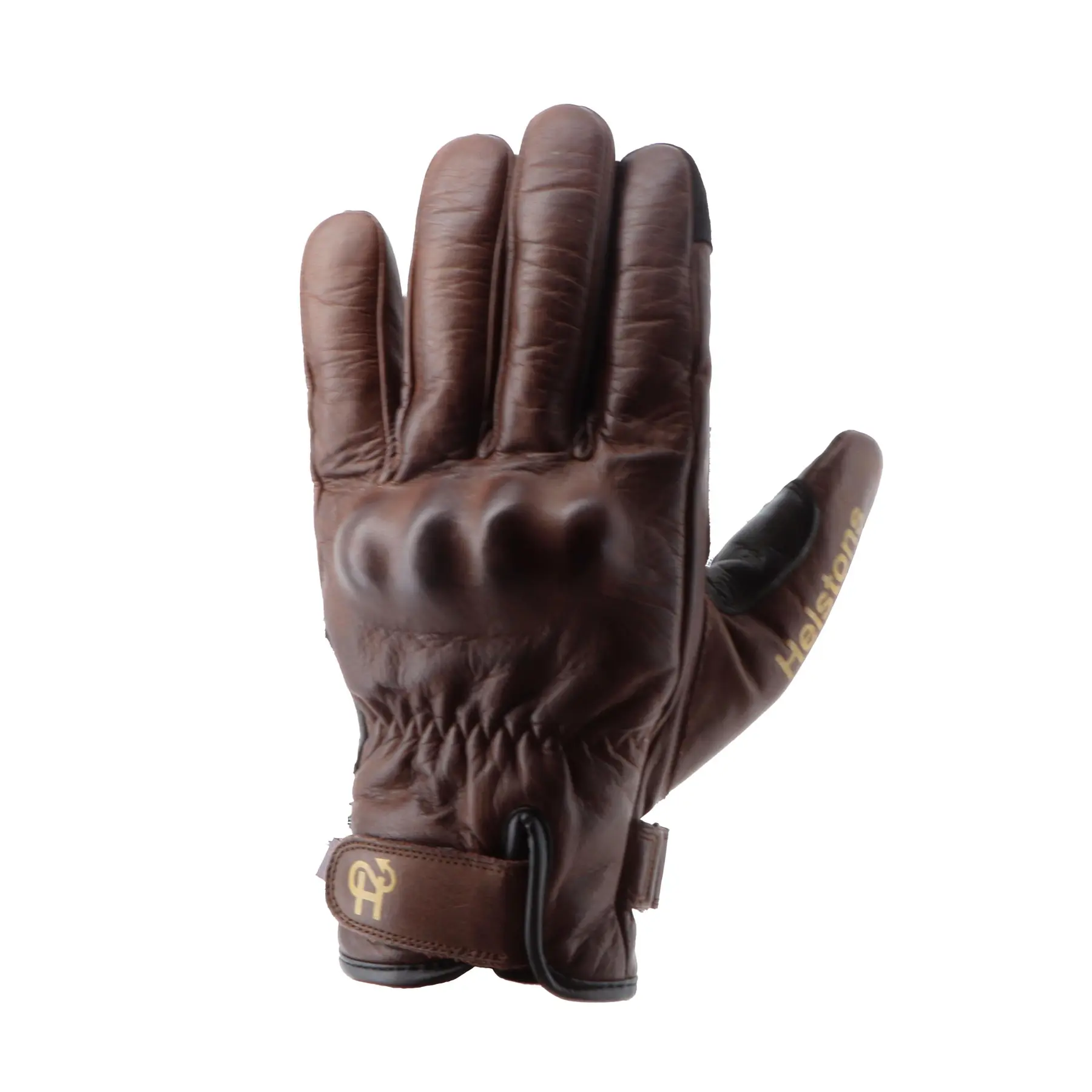Gants cuir Helstons Ska Evo choco/noir- T13