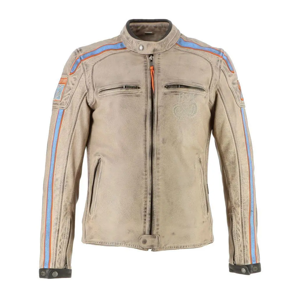 Motorrad-Lederjacke Helstons Club