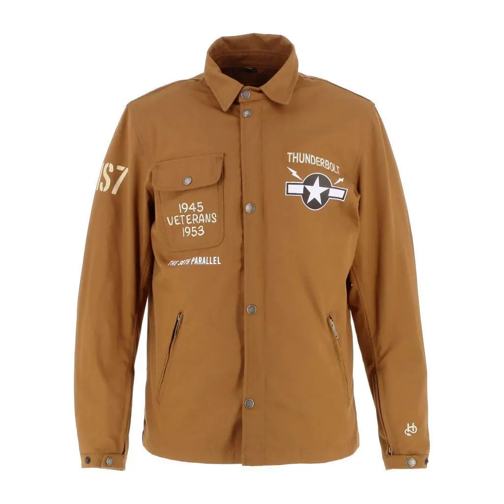 Motorrad-Shirt aus Baumwollgewebe Helstons Patriot