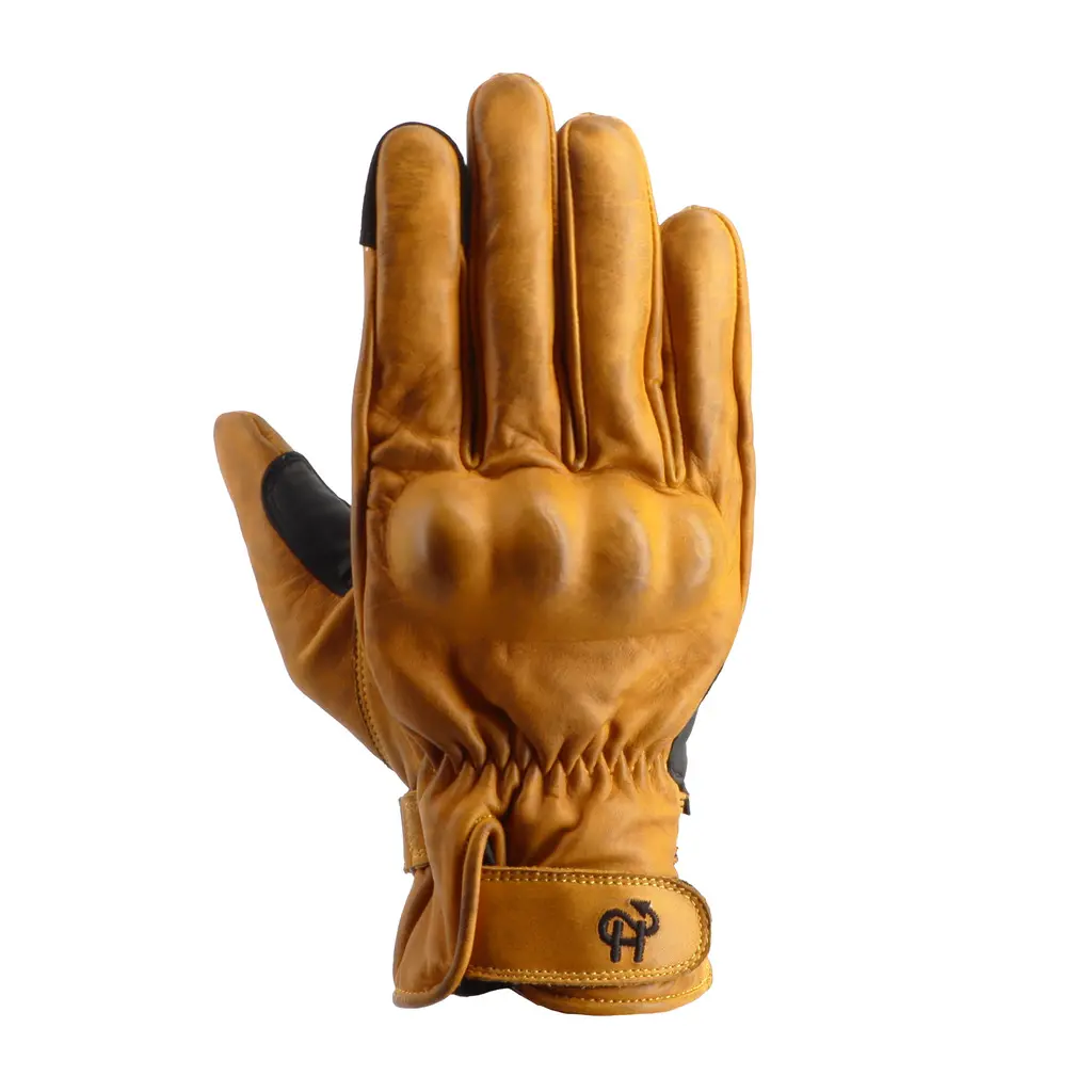 Gants cuir Helstons Ska gold/noir- T11