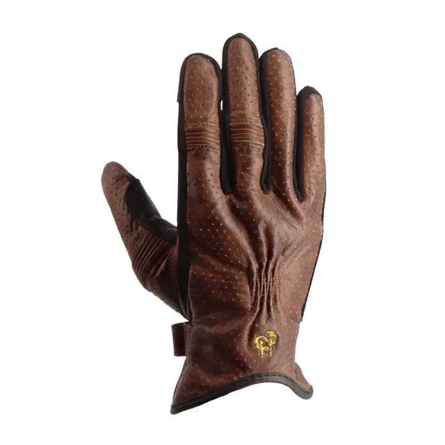 Gants cuir Helstons Condor Air Evo marron/noir- T11