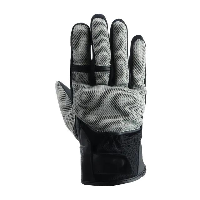 Sommer Motorradhandschuhe aus Leder mit Mesh Helstons Venturi Air