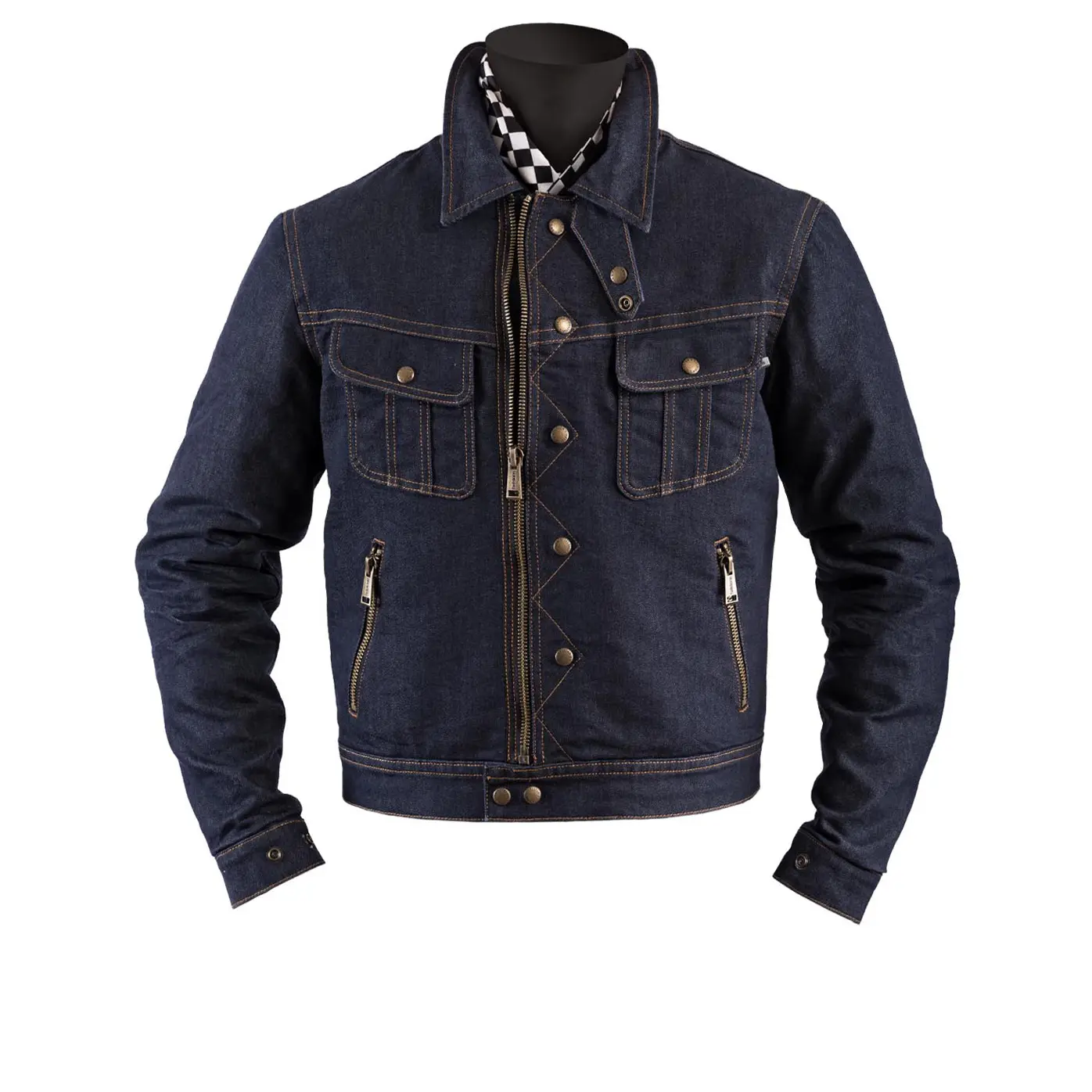 Motorradjacke Helstons Cannonball Brut Raw