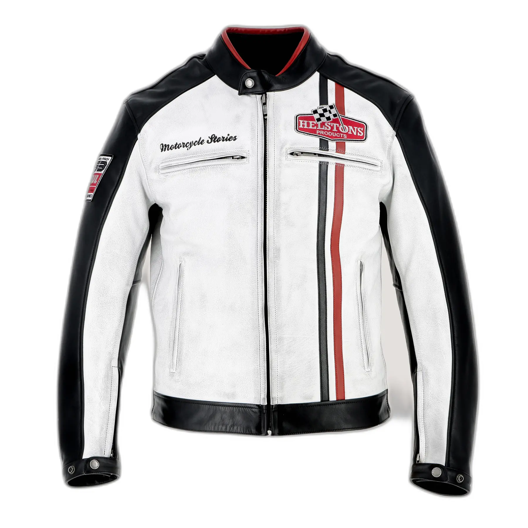 Motorcycle leather jacket Helstons Jay (Motul) | Sport is good