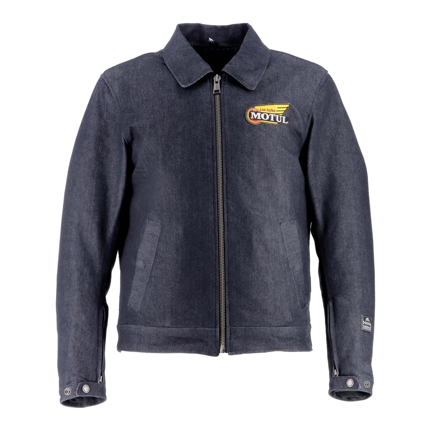 Motorradjacke aus verstärktem Baumwollcanvas Helstons Mecanic (Motul)