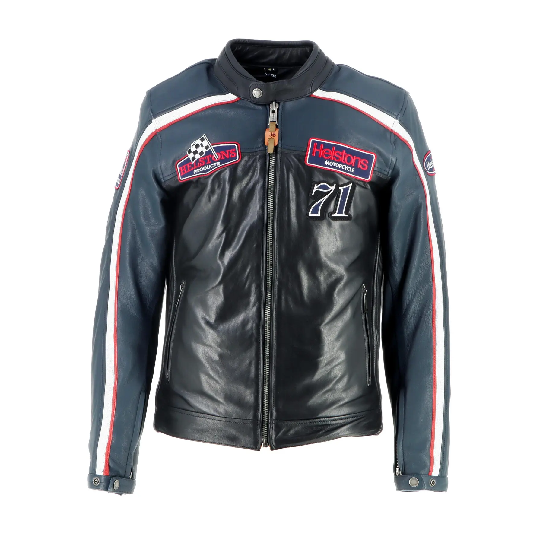 Motor Leren Jas Helstons Formula Sport-image