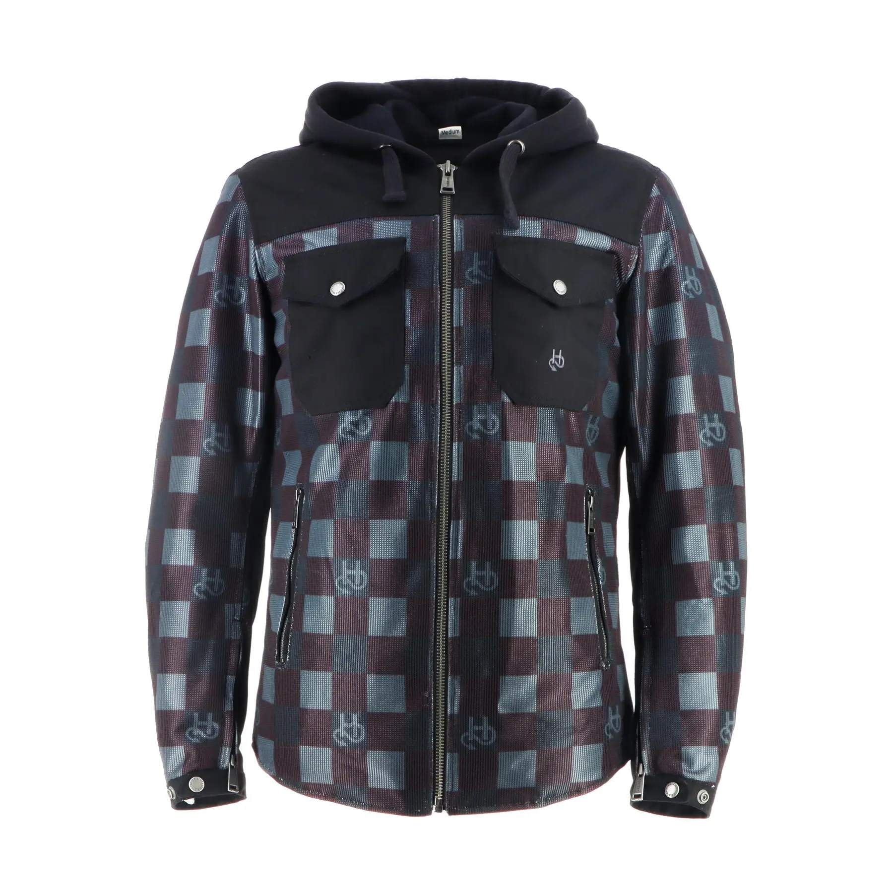 Canvas-Mesh-Motorradhemd Helstons Wood Air